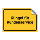 Klingel für Kundenservice