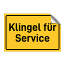 Klingel für Service