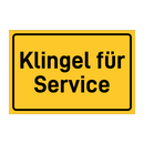 Klingel für Service