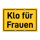 Klo für Frauen