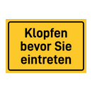 Klopfen bevor Sie eintreten