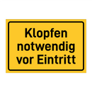 Klopfen notwendig vor Eintritt