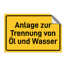 Anlage zur Trennung von Öl und Wasser & Anlage zur Trennung von Öl und Wasser