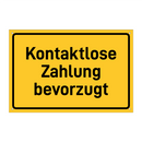 Kontaktlose Zahlung bevorzugt