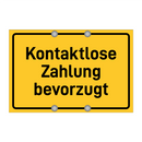 Kontaktlose Zahlung bevorzugt