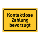 Kontaktlose Zahlung bevorzugt