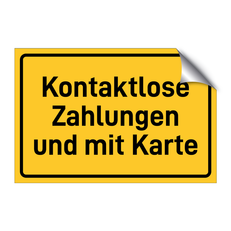 Kontaktlose Zahlungen und mit Karte