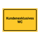 Kundenexklusives WC