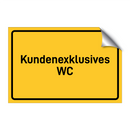Kundenexklusives WC
