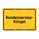 Kundenservice- Klingel