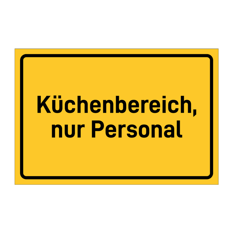 Küchenbereich, nur Personal