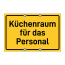 Küchenraum für das Personal
