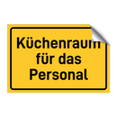 Küchenraum für das Personal