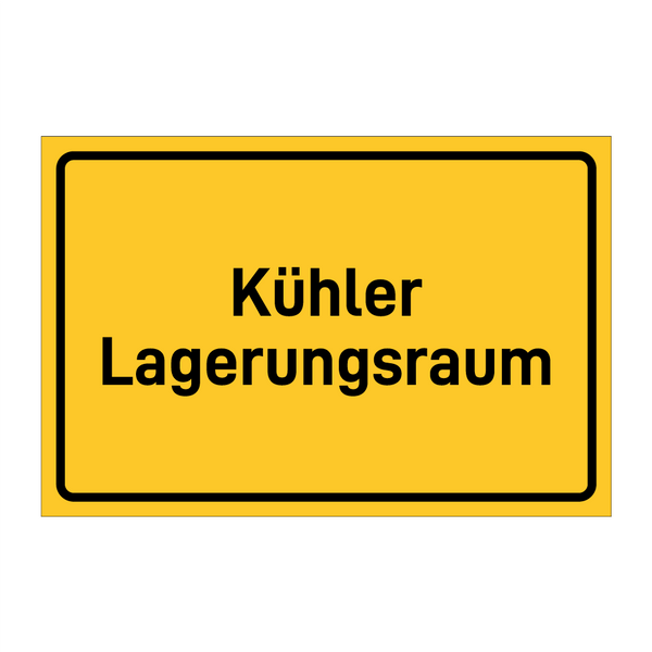 Kühler Lagerungsraum