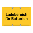 Ladebereich für Batterien
