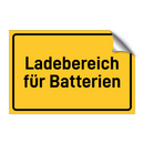 Ladebereich für Batterien
