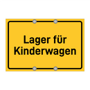 Lager für Kinderwagen