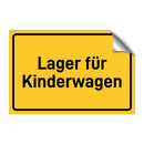 Lager für Kinderwagen