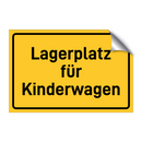 Lagerplatz für Kinderwagen