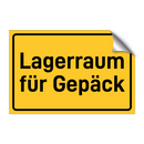 Lagerraum für Gepäck