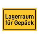 Lagerraum für Gepäck