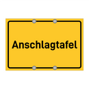 Anschlagtafel & Anschlagtafel & Anschlagtafel & Anschlagtafel & Anschlagtafel