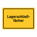 Lagerschließ- fächer