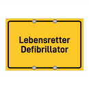 Lebensretter Defibrillator