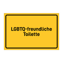 LGBTQ-freundliche Toilette