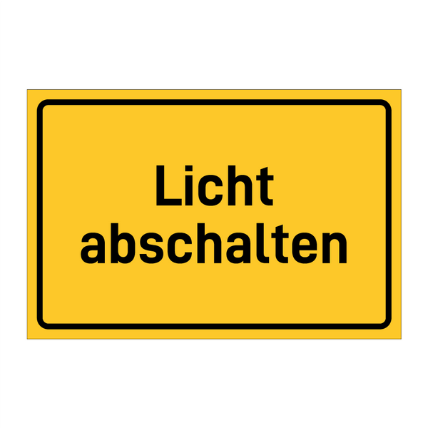 Licht abschalten