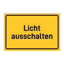 Licht ausschalten