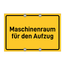 Maschinenraum für den Aufzug