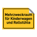 Mehrzweckraum für Kinderwagen und Rollstühle