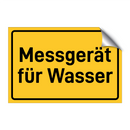 Messgerät für Wasser