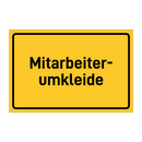 Mitarbeiter- umkleide