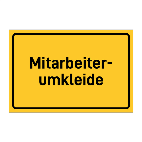 Mitarbeiter- umkleide