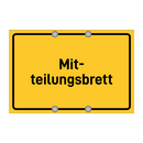 Mit- teilungsbrett
