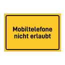 Mobiltelefone nicht erlaubt
