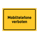 Mobiltelefone verboten