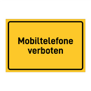 Mobiltelefone verboten