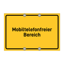 Mobiltelefonfreier Bereich