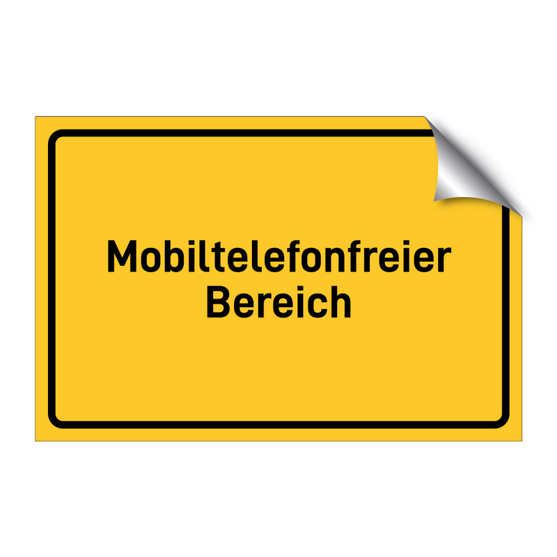 Mobiltelefonfreier Bereich