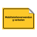 Mobiltelefonverwendung verboten