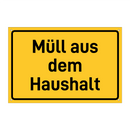 Müll aus dem Haushalt