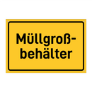 Müllgroß- behälter