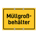 Müllgroß- behälter