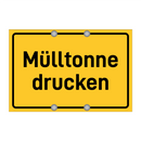 Mülltonne drucken