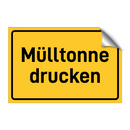 Mülltonne drucken