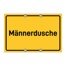 Männerdusche