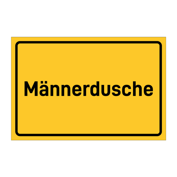 Männerdusche